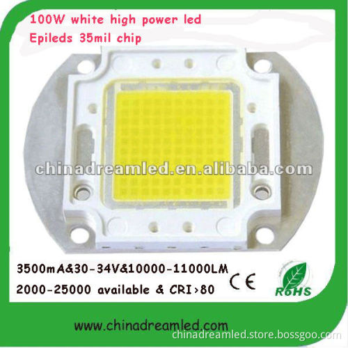 Good price Epileds chip 100w white high power led